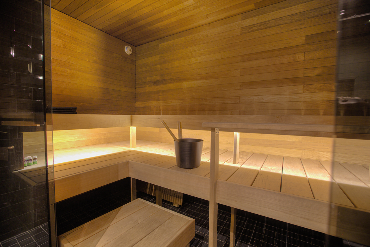 paloturvallinen koti, sauna