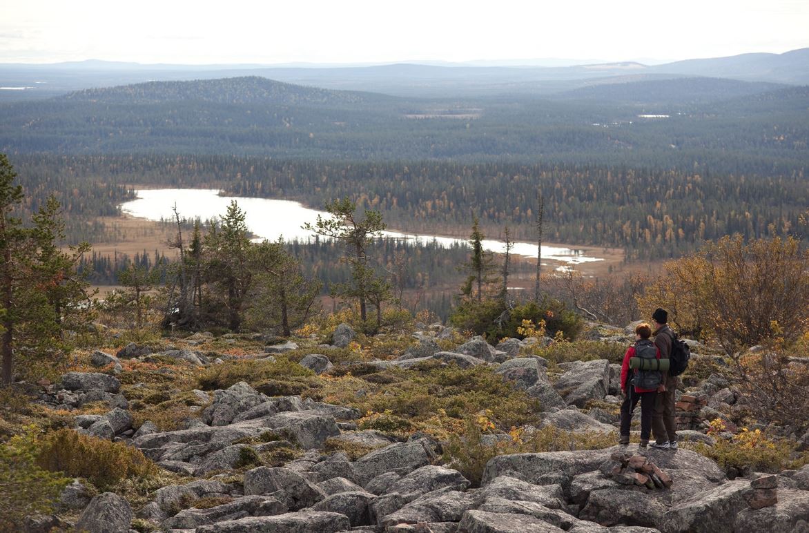 Oma mökki Lapissa, vaelluksella