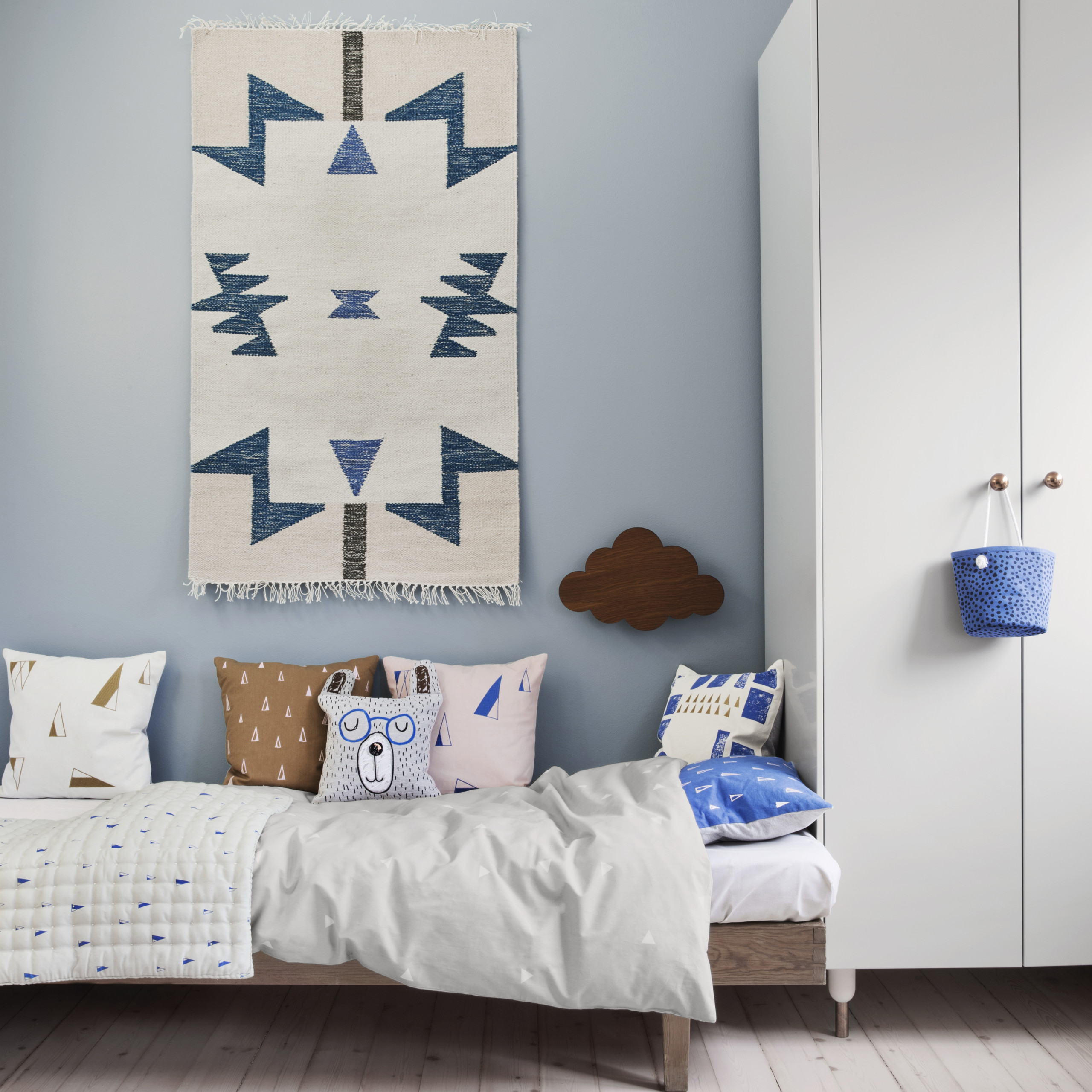 Ferm Living tuotteet lastenhuoneessa